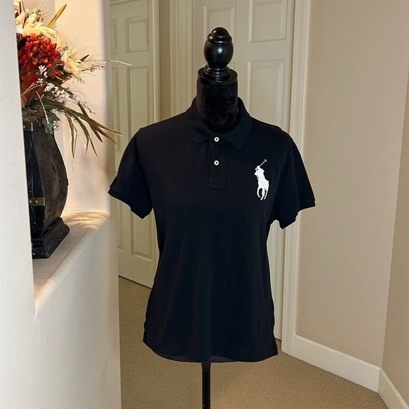 POLO RALPH LAUREN White Pony Skinny Fit Polo Size M - Picture 2 of 9